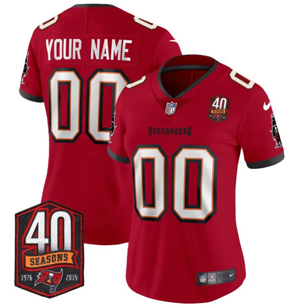 Buccaneers 40th Season Patch Vapor Limited Custom Jersey - All Stitched - Image 9