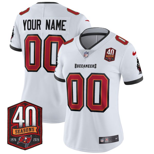 Buccaneers 40th Season Patch Vapor Limited Custom Jersey - All Stitched - Image 10