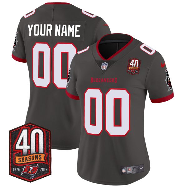 Buccaneers 40th Season Patch Vapor Limited Custom Jersey - All Stitched - Image 11
