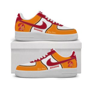 Tampa Bay Buccaneers Creamsicle - Genuine Leather Shoes