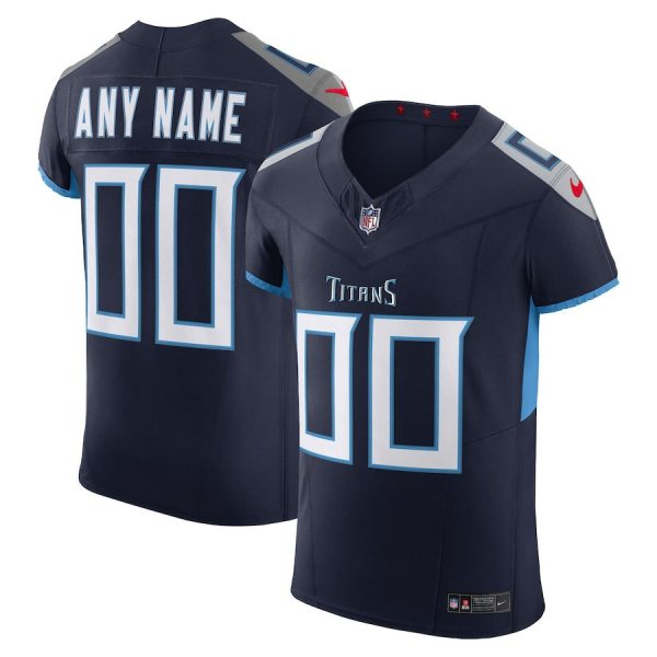 Tennessee Titans Elite Navy Custom Jersey - All Stitched