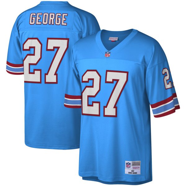 Eddie George Houston Oilers Jersey - All Stitched - Image 2