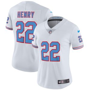 Women's Titans Throwback Limited Vapor Jersey - All Stitched