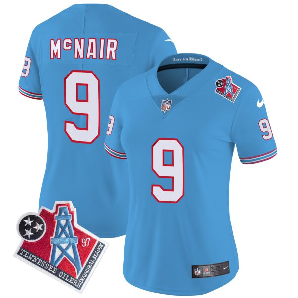 Women's Titans 1997 Throwback Limited Vapor Jersey - All Stitched - Image 14