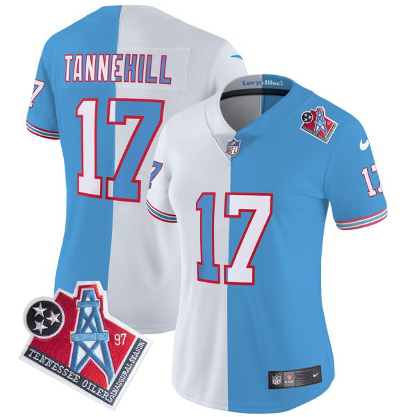 Women's Titans 1997 Throwback Limited Vapor Jersey - All Stitched - Image 16