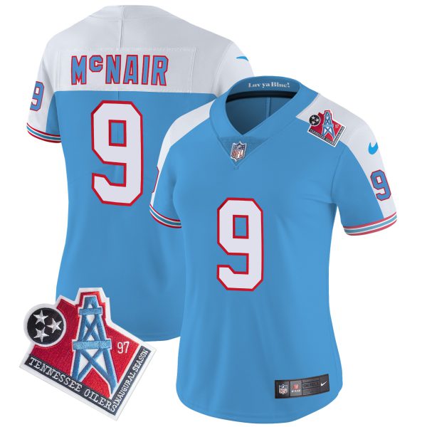 Women's Titans 1997 Throwback Limited Vapor Jersey - All Stitched - Image 28