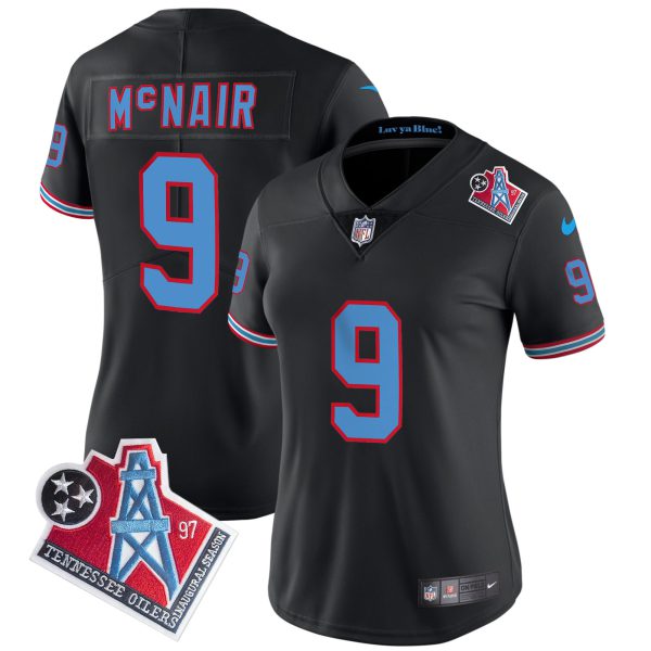 Women's Titans 1997 Throwback Limited Vapor Jersey - All Stitched - Image 35
