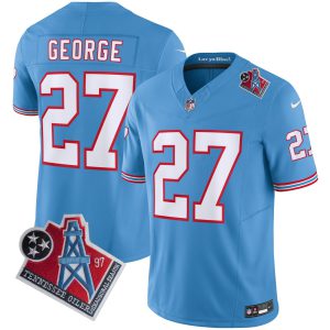 Eddie George 1997 Throwback Limited Vapor Jersey - All Stitched