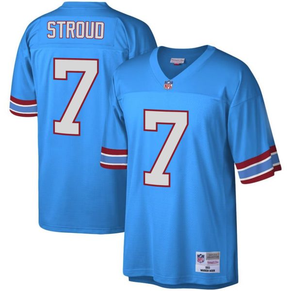 Houston Oilers CJ Stroud #7 Throwback Jersey - All Stitched