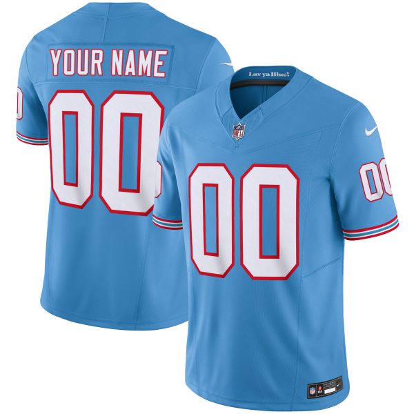 Titans Throwback Limited Vapor Custom Jersey - All Stitched - Image 2