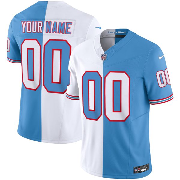 Titans Throwback Limited Vapor Custom Jersey - All Stitched - Image 3