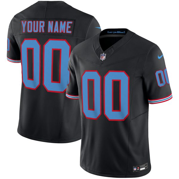 Titans Throwback Limited Vapor Custom Jersey - All Stitched - Image 5