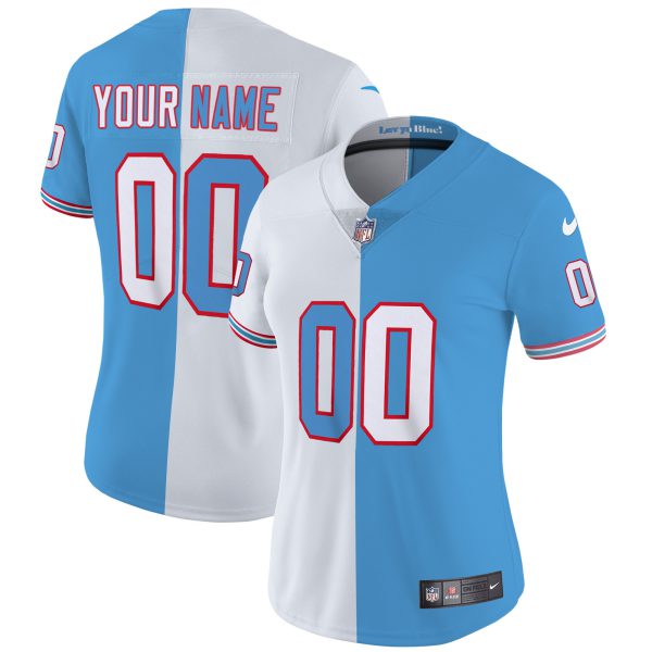 Titans Throwback Limited Vapor Custom Jersey - All Stitched - Image 10