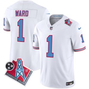Men's Titans 1997 Throwback Vapor Limited Jersey - All Stitched