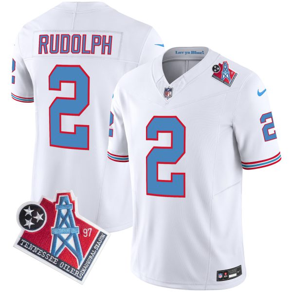 Men's Titans 1997 Throwback Limited Vapor Jersey V2 - All Stitched - Image 11
