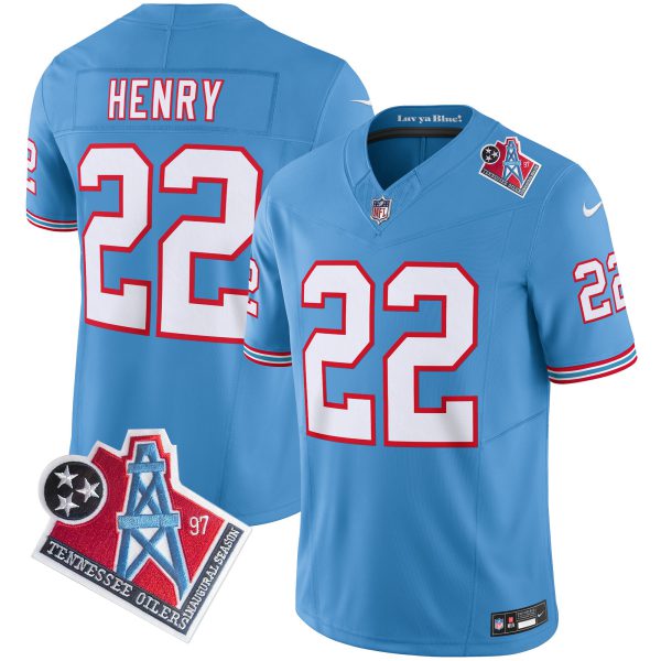 Men's Titans 1997 Throwback Limited Vapor Jersey V2 - All Stitched - Image 19