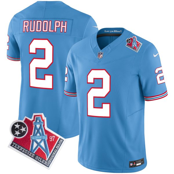 Men's Titans 1997 Throwback Limited Vapor Jersey V2 - All Stitched - Image 20