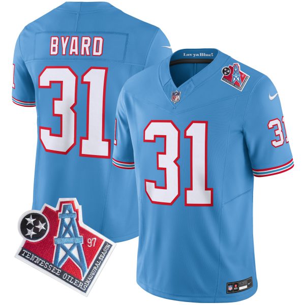 Men's Titans 1997 Throwback Limited Vapor Jersey V2 - All Stitched - Image 26