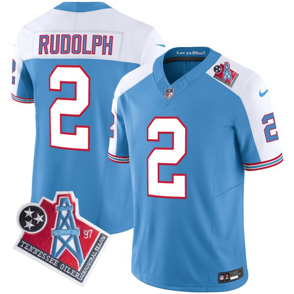 Men's Titans 1997 Throwback Limited Vapor Jersey V2 - All Stitched - Image 29