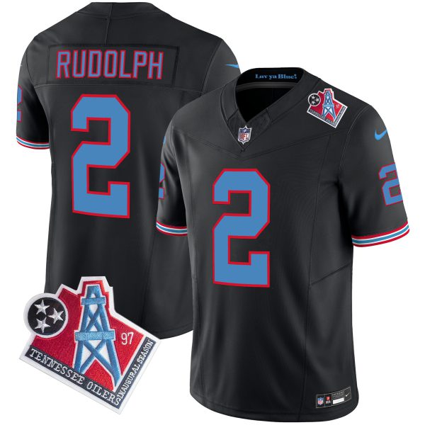 Men's Titans 1997 Throwback Limited Vapor Jersey V2 - All Stitched - Image 38