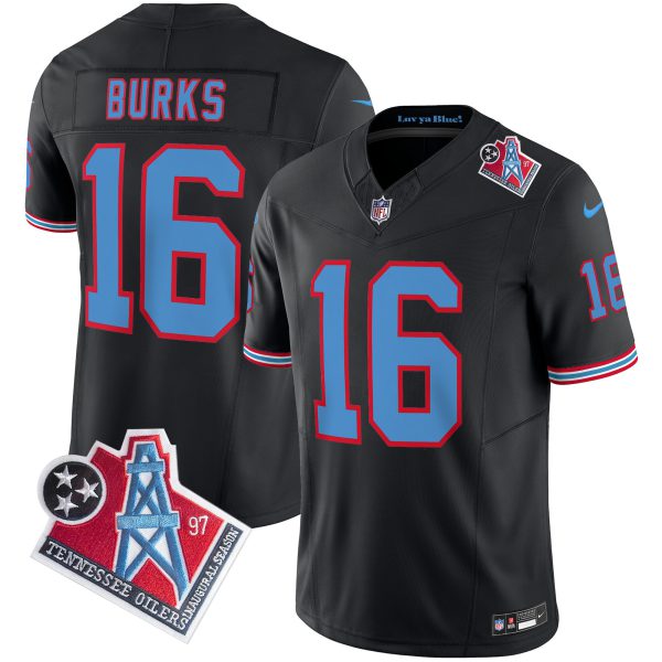 Men's Titans 1997 Throwback Limited Vapor Jersey V2 - All Stitched - Image 41
