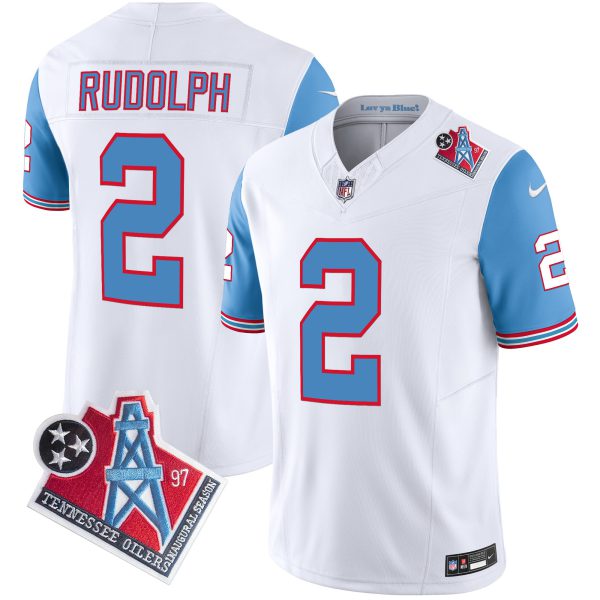 Men's Titans 1997 Throwback Limited Vapor Jersey V2 - All Stitched - Image 47