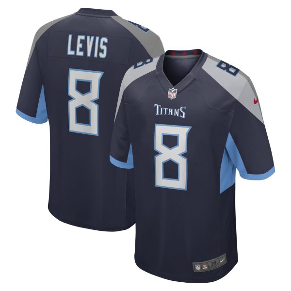 Will Levis Tennessee Titans 2023 NFL Draft Navy Jersey – All Stitched