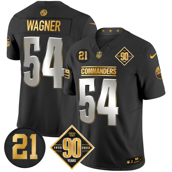 Men's Washington Commanders 90th & Sean Taylor Patch Gold Vapor Limited Jersey - All Stitched - Image 32