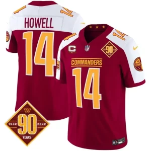 Sam Howell Washington Commanders Burgundy Alternate Jersey - All Stitched