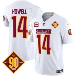 Sam Howell Washington Commanders White Jersey - All Stitched