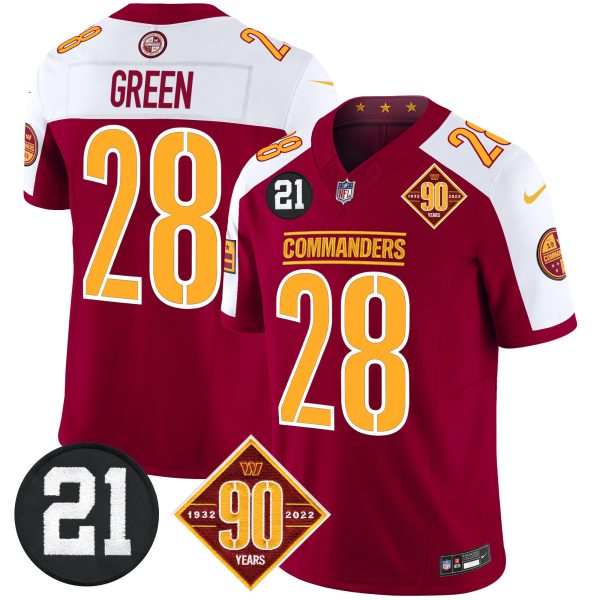Men's Washington Commanders 90th & Sean Taylor Patch Vapor Limited Jersey - All Stitched - Image 7