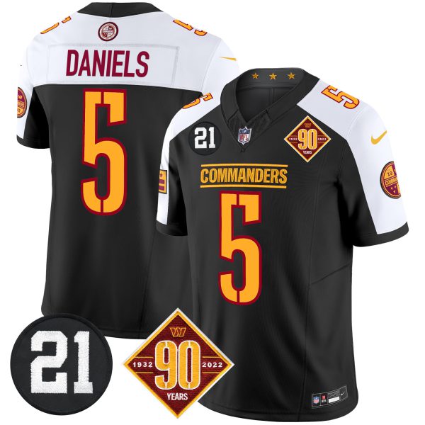 Men's Washington Commanders 90th & Sean Taylor Patch Vapor Limited Jersey - All Stitched - Image 9