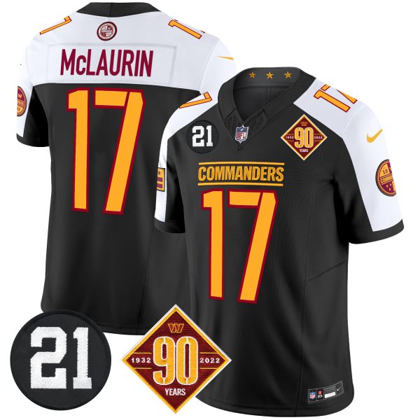 Men's Washington Commanders 90th & Sean Taylor Patch Vapor Limited Jersey - All Stitched - Image 14