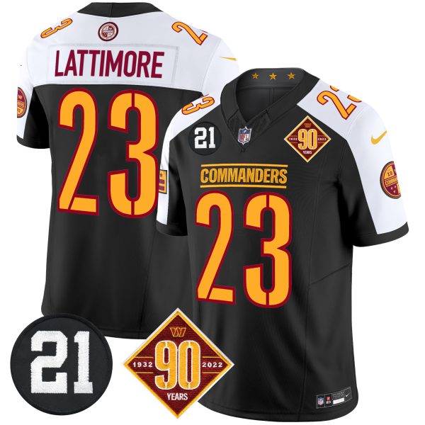 Men's Washington Commanders 90th & Sean Taylor Patch Vapor Limited Jersey - All Stitched - Image 16