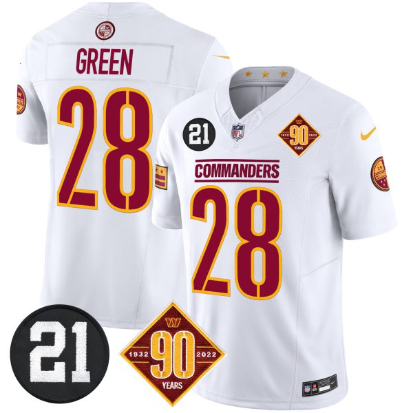 Men's Washington Commanders 90th & Sean Taylor Patch Vapor Limited Jersey - All Stitched - Image 39