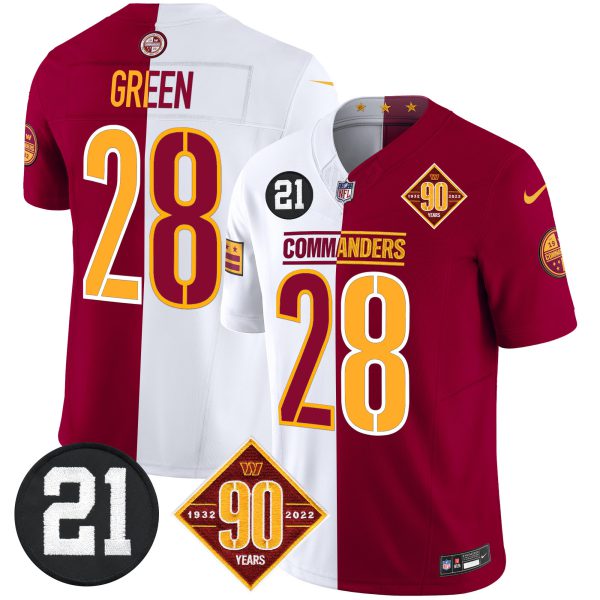 Men's Washington Commanders 90th & Sean Taylor Patch Vapor Limited Jersey - All Stitched - Image 47
