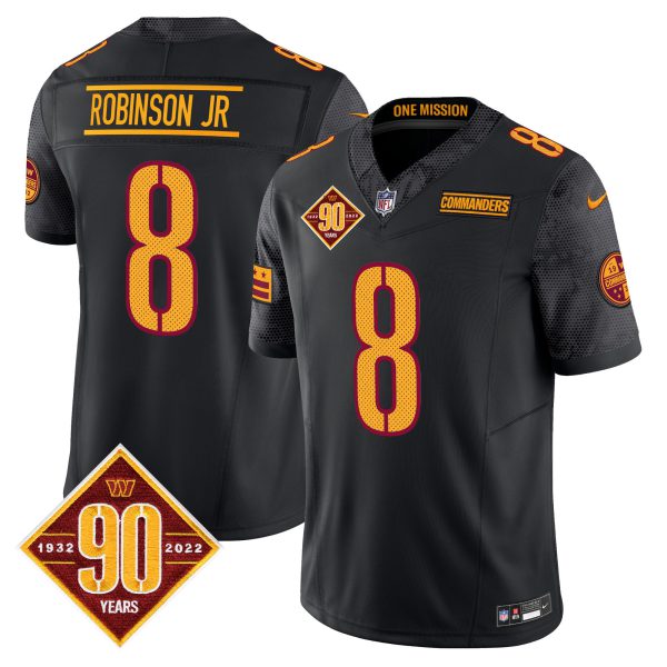 Men's Washington Commanders 90th Anniversary Vapor Limited Jersey V4 - All Stitched - Image 2
