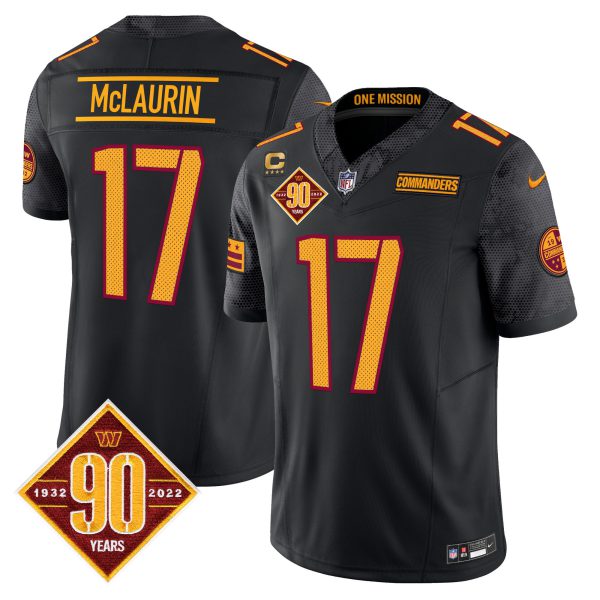 Men's Washington Commanders 90th Anniversary Vapor Limited Jersey V4 - All Stitched - Image 5