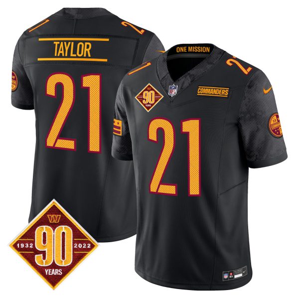 Men's Washington Commanders 90th Anniversary Vapor Limited Jersey V4 - All Stitched - Image 6