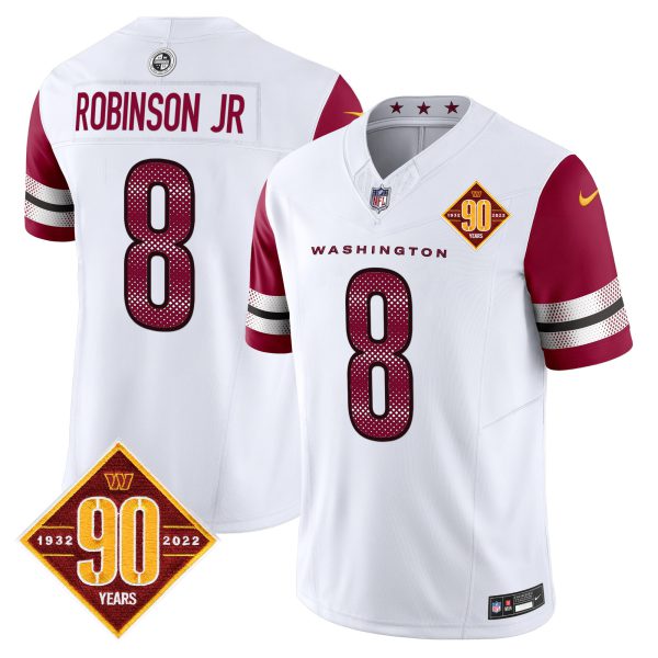 Men's Washington Commanders 90th Anniversary Vapor Limited Jersey V4 - All Stitched - Image 9