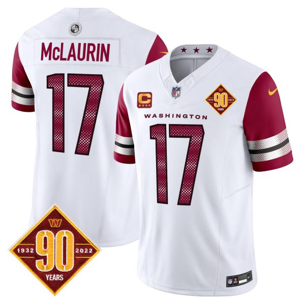 Men's Washington Commanders 90th Anniversary Vapor Limited Jersey V4 - All Stitched - Image 12