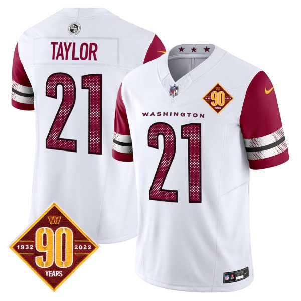 Men's Washington Commanders 90th Anniversary Vapor Limited Jersey V4 - All Stitched - Image 13