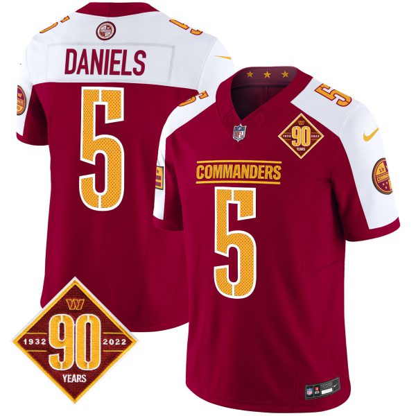 Men's Washington Commanders 90th Anniversary Vapor Limited Jersey V4 - All Stitched - Image 15