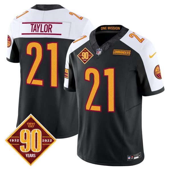 Men's Washington Commanders 90th Anniversary Vapor Limited Jersey V4 - All Stitched - Image 27