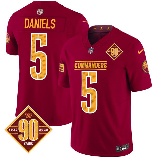 Men's Washington Commanders 90th Anniversary Vapor Limited Jersey V4 - All Stitched - Image 29