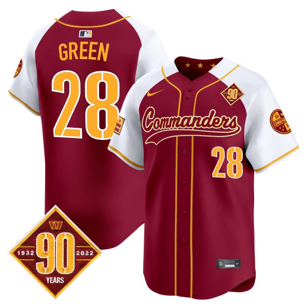Men's Washington Commanders 90th Anniversary Patch Vapor Premier Limited Jersey - All Stitched - Image 7