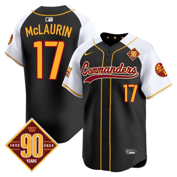 Men's Washington Commanders 90th Anniversary Patch Vapor Premier Limited Jersey - All Stitched - Image 13