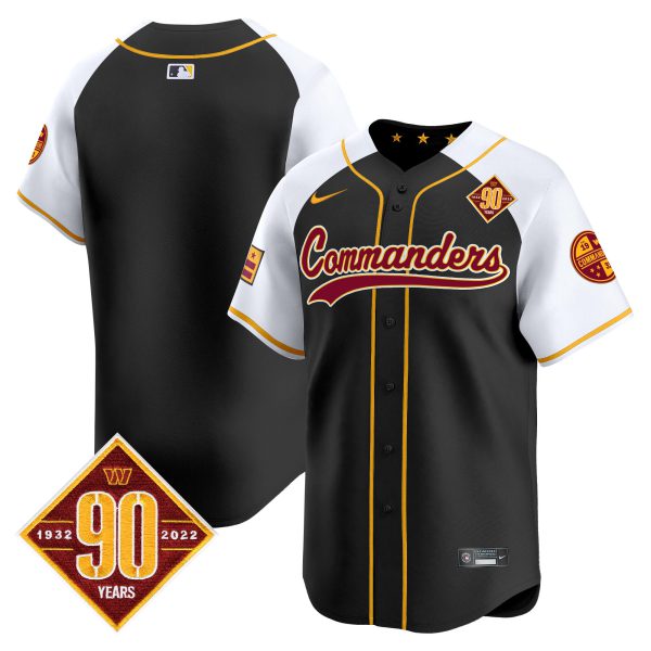 Men's Washington Commanders 90th Anniversary Patch Vapor Premier Limited Jersey - All Stitched - Image 16