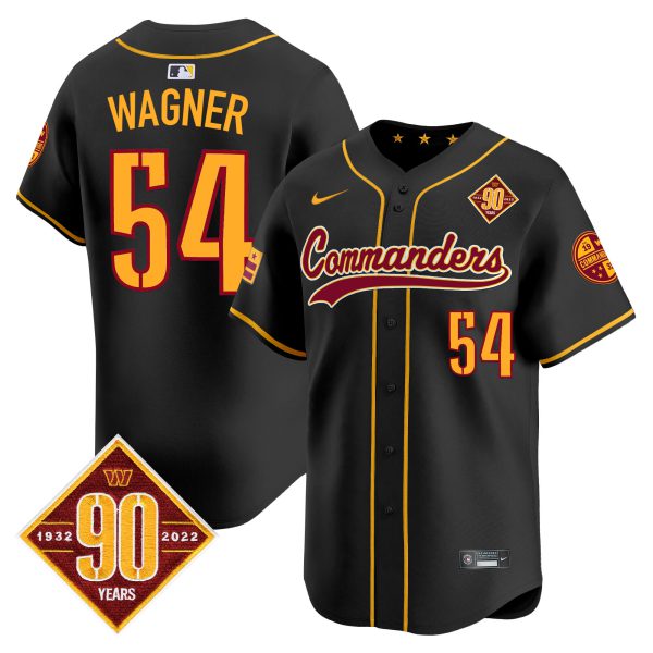 Men's Washington Commanders 90th Anniversary Patch Vapor Premier Limited Jersey - All Stitched - Image 20
