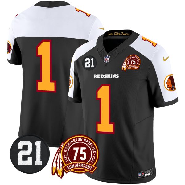Men's Washington Redskins 75th & Sean Taylor Patch Vapor Limited Jersey - All Stitched - Image 45